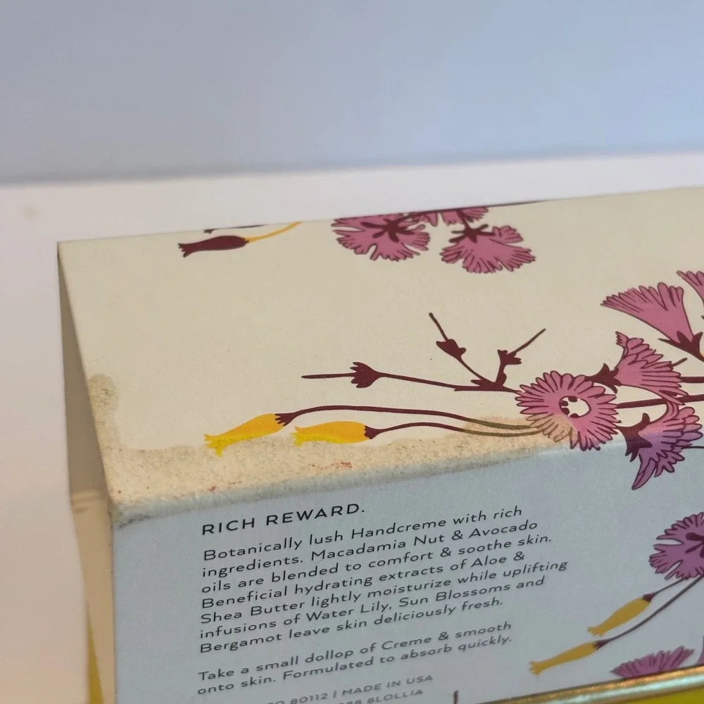 Lollia This Moment No. 43 Water Lily & Sun Blossoms Shea Butter Handcream 4oz